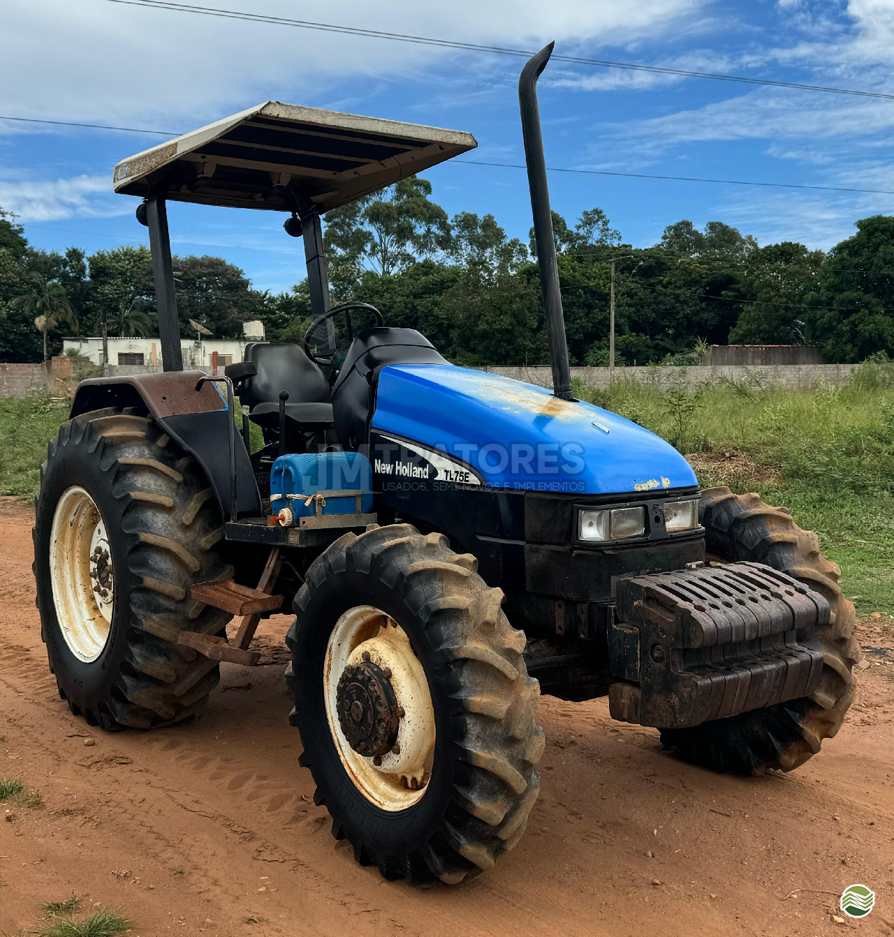 TRATOR NEW HOLLAND NEW TL 75E/4 Tração 4x4 JM Tratores  ADAMANTINA SÃO PAULO SP