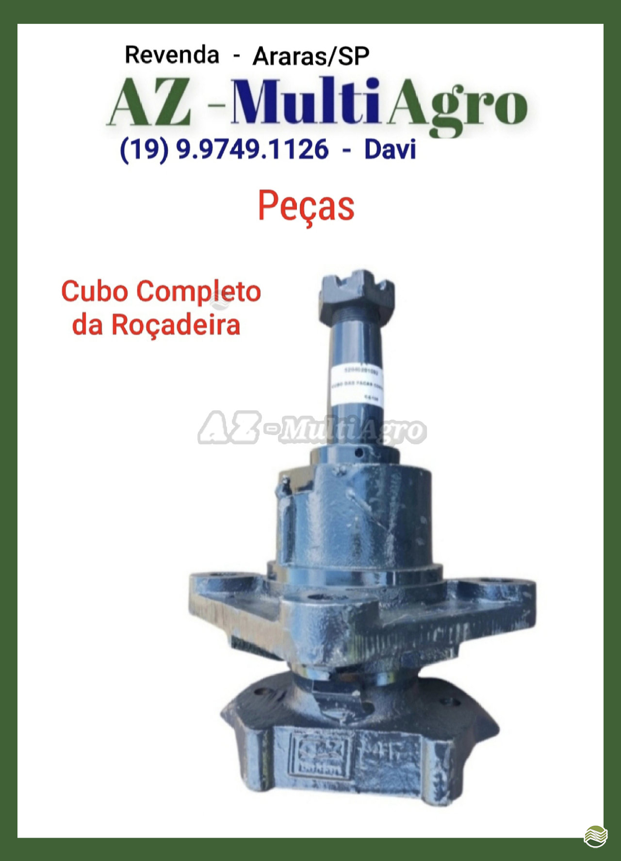 Cubo da Roçadeira Completa Baldan