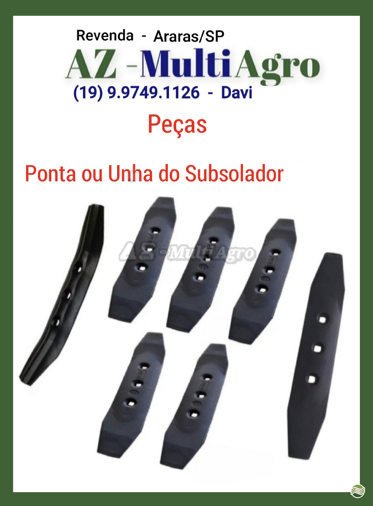 Bico ou Ponteira de Subsolador 