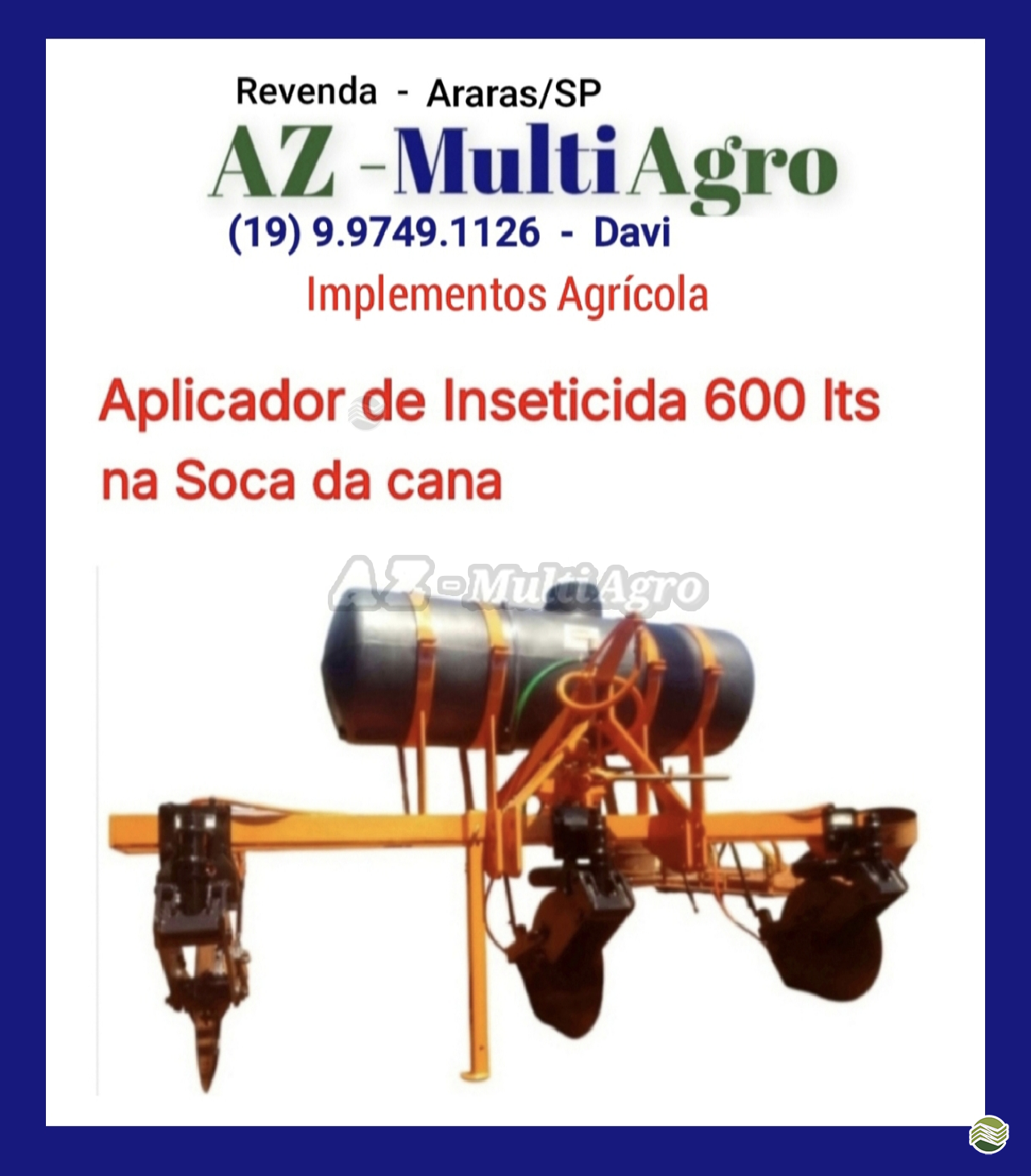IMPLEMENTOS AGRICOLAS DIVERSOS DIVERSOS AZ Multiagro Tratores Impls. Peças e Pneus ARARAS SÃO PAULO SP