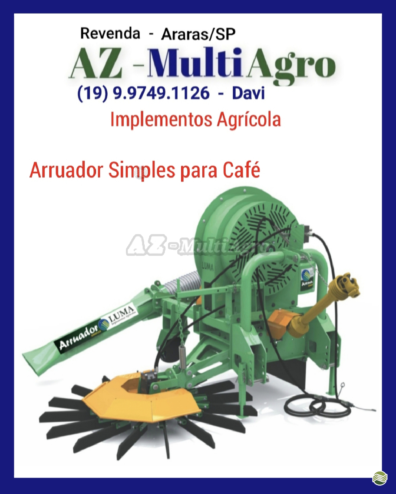 IMPLEMENTOS AGRICOLAS DIVERSOS DIVERSOS AZ Multiagro Tratores Impls. Peças e Pneus ARARAS SÃO PAULO SP