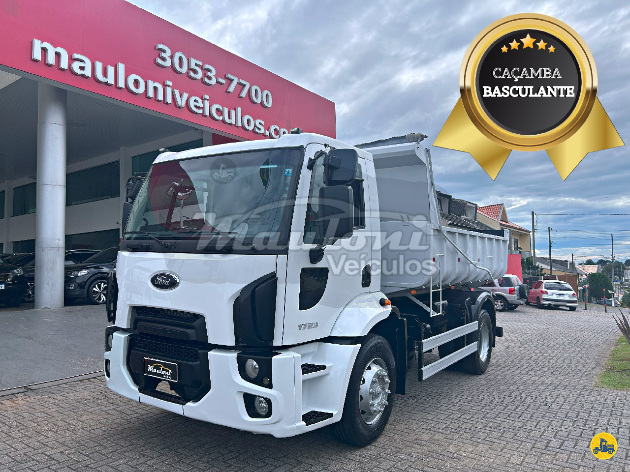 CAMINHAO FORD CARGO 1723 Caçamba Basculante 3/4 4x2 Mauloni Veículos CURITIBA PARANÁ PR