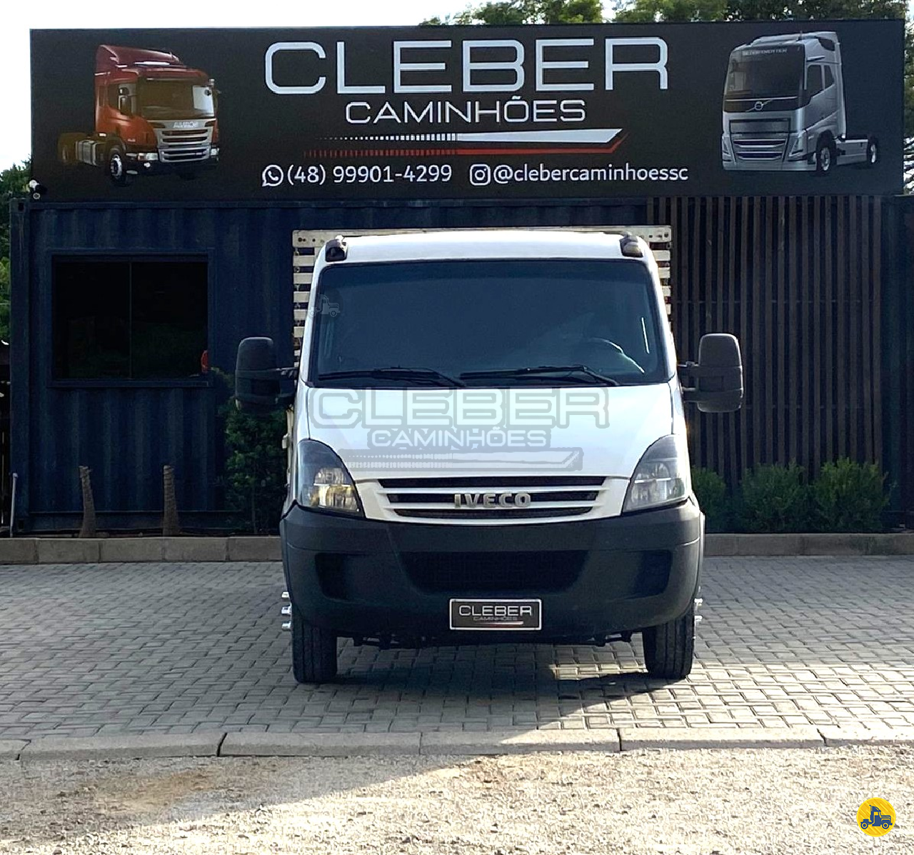 CAMINHAO IVECO DAILY 55c16 Carga Seca 3/4 4x2 Cleber Caminhões COCAL DO SUL SANTA CATARINA SC