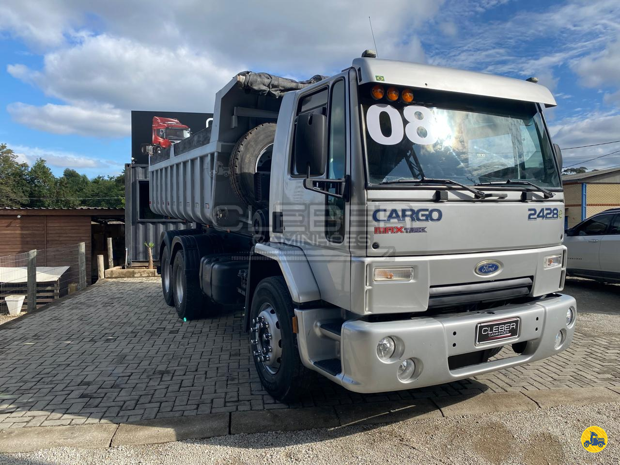CAMINHAO FORD CARGO 2428 Caçamba Basculante Truck 6x2 Cleber Caminhões COCAL DO SUL SANTA CATARINA SC