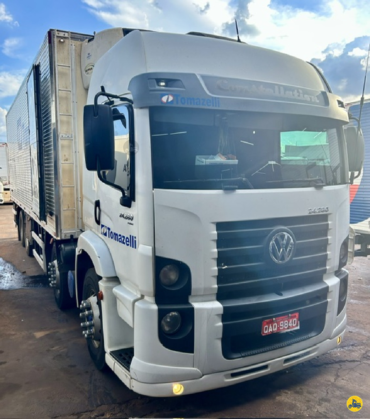 CAMINHAO VOLKSWAGEN VW 24280 Baú Frigorífico BiTruck 8x2 DJ Tomazelli CAMPO GRANDE MATO GROSSO DO SUL MS