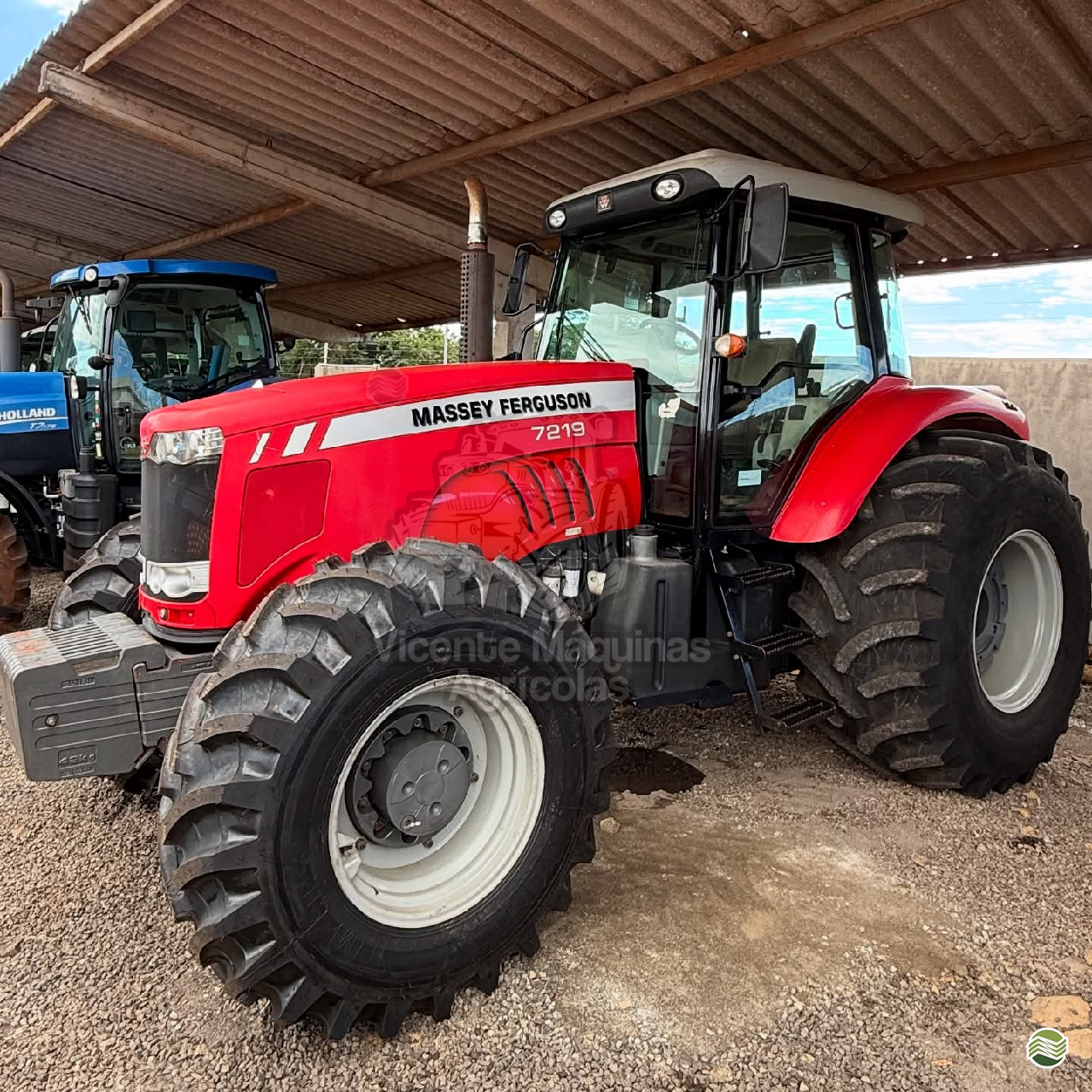 TRATOR MASSEY FERGUSON MF 7219 Tração 4x4 Vicente Máquinas Agrícolas CASCAVEL PARANÁ PR