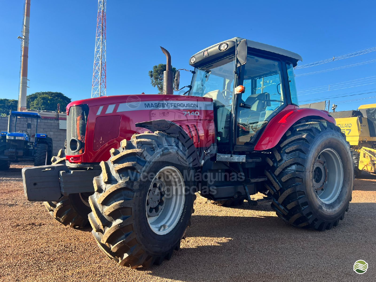 TRATOR MASSEY FERGUSON MF 7140 Tração 4x4 Vicente Máquinas Agrícolas CASCAVEL PARANÁ PR