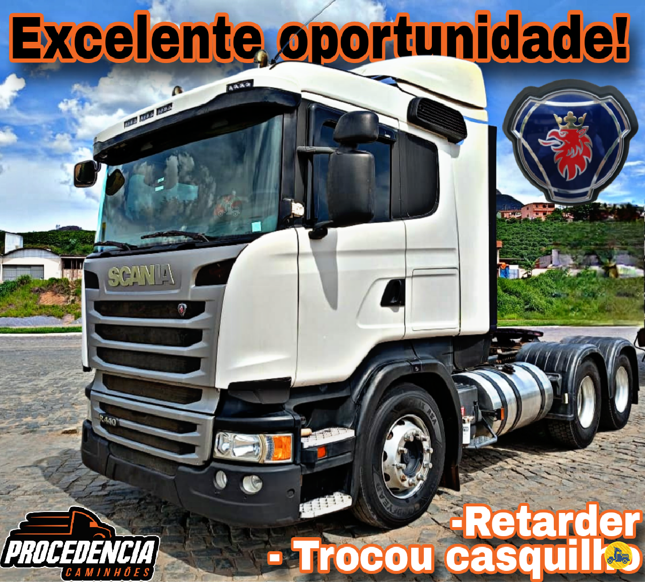 CAMINHAO SCANIA SCANIA R440 Cavalo Mecânico Cavalo 6x2 Procedência Caminhões CONTAGEM MINAS GERAIS MG