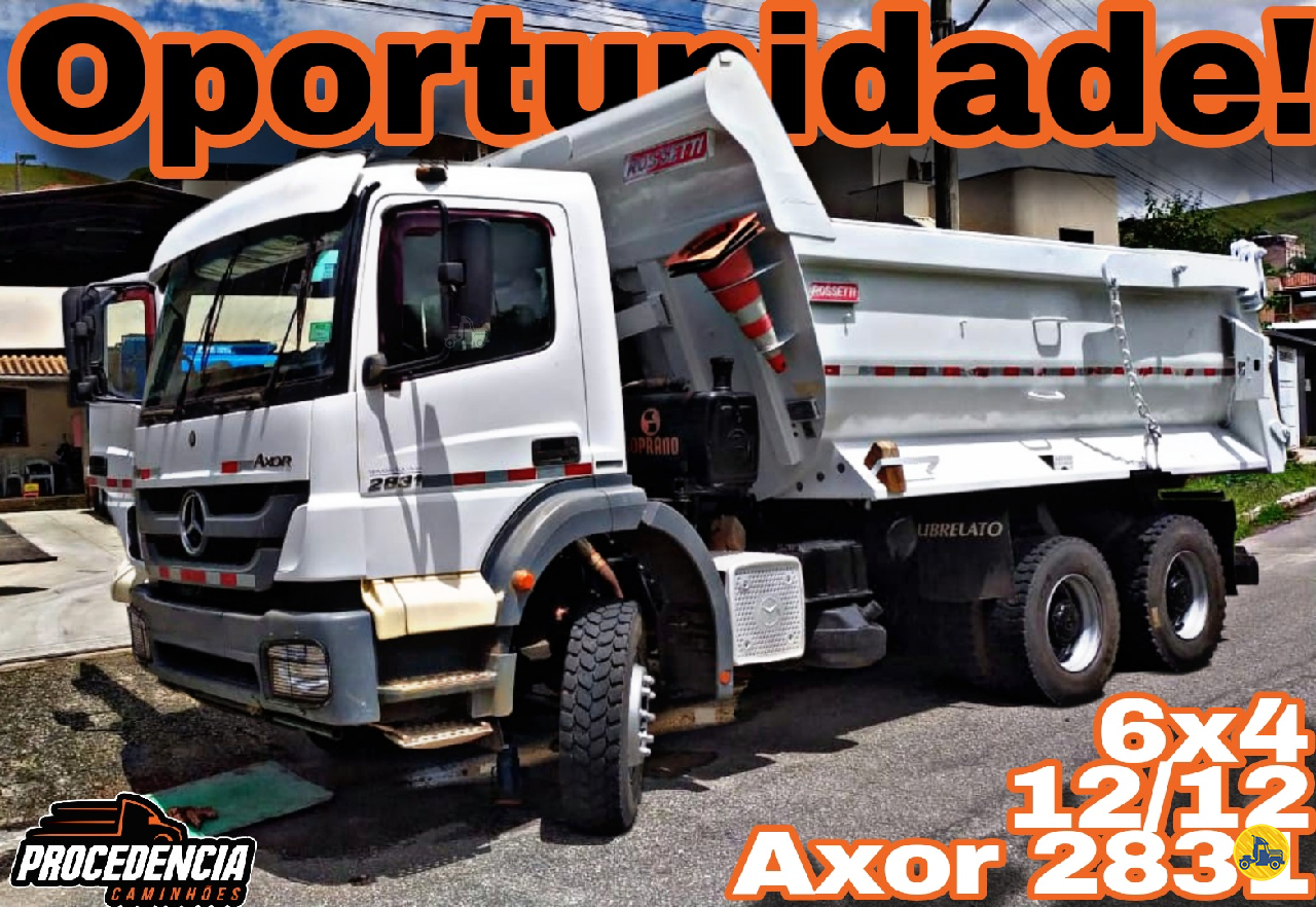 CAMINHAO MERCEDES-BENZ MB 2831 Caçamba Basculante Truck 6x4 Procedência Caminhões CONTAGEM MINAS GERAIS MG