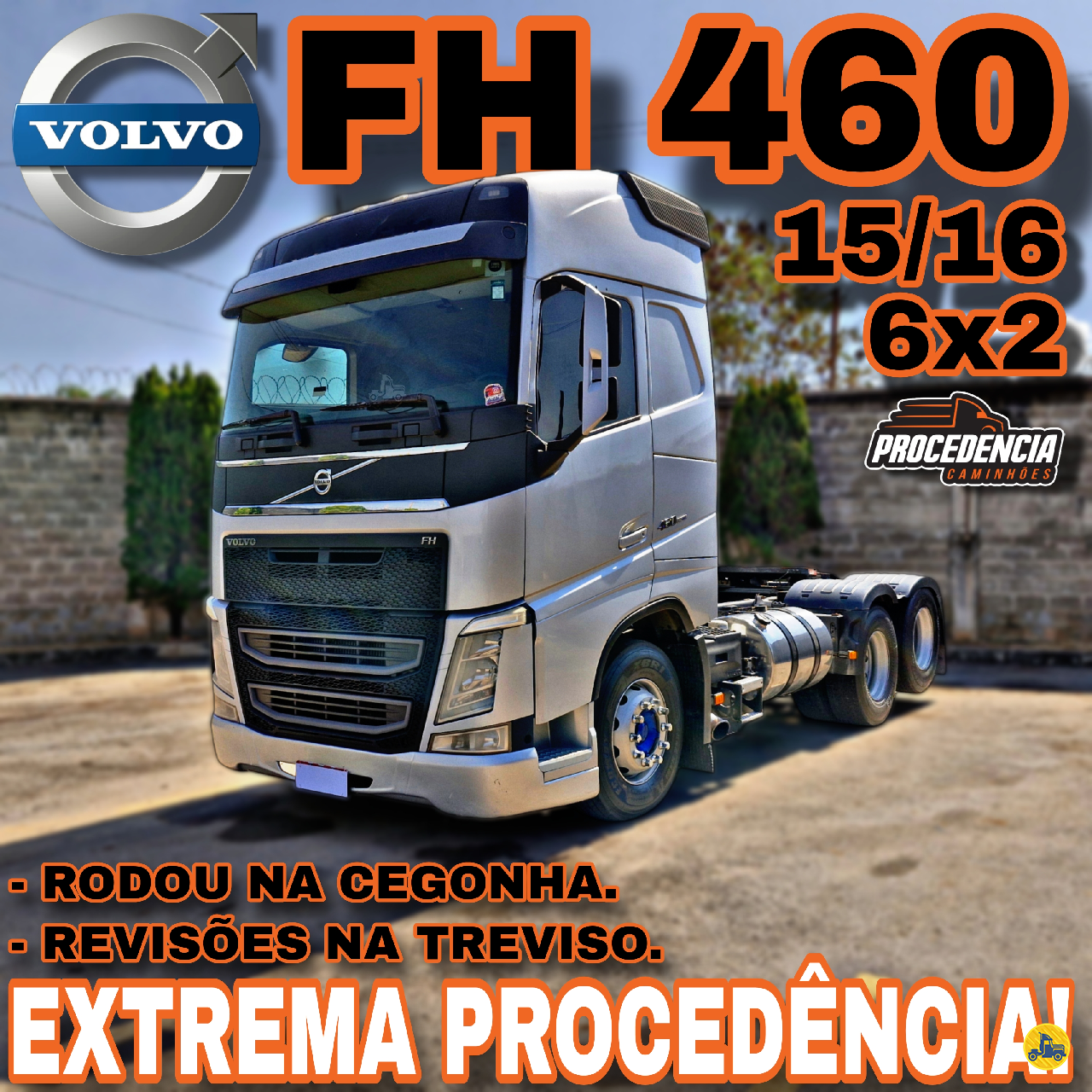 CAMINHAO VOLVO VOLVO FH 460 Cavalo Mecânico Cavalo 6x2 Procedência Caminhões CONTAGEM MINAS GERAIS MG