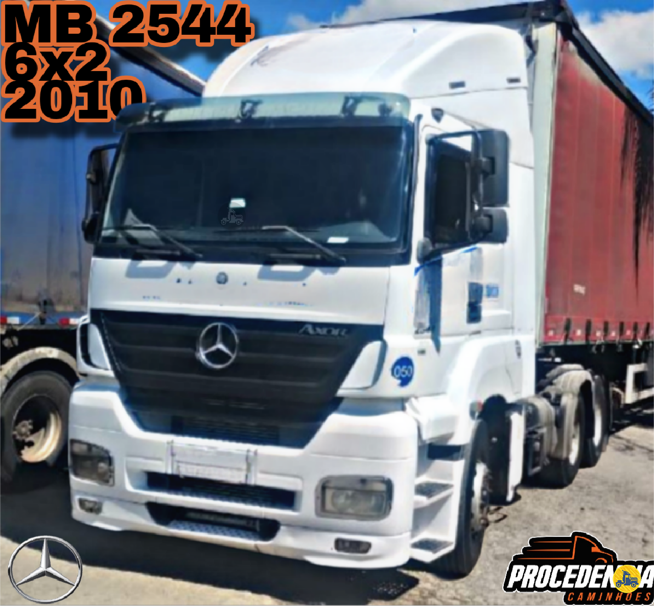 CAMINHAO MERCEDES-BENZ MB 2544 Cavalo Mecânico Cavalo 6x2 Procedência Caminhões CONTAGEM MINAS GERAIS MG