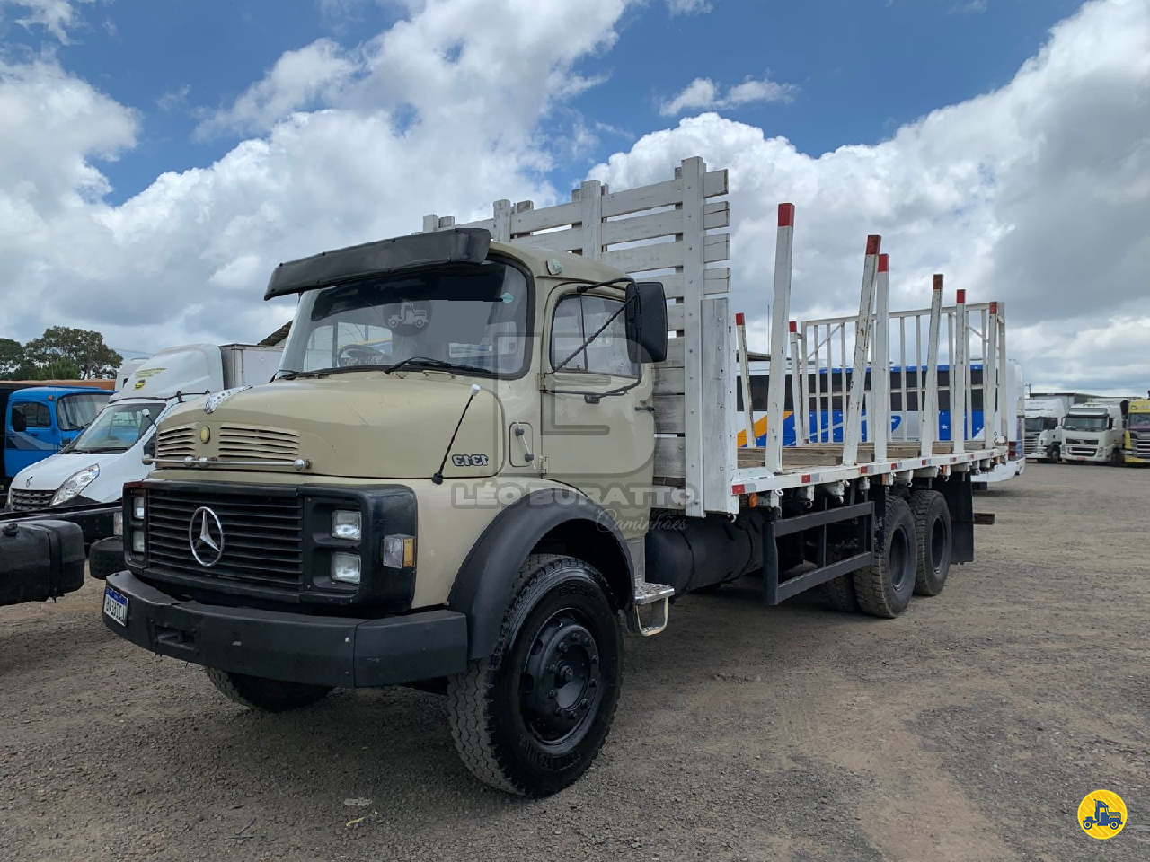 CAMINHAO MERCEDES-BENZ MB 1313 Tora Florestal Truck 6x2 Léo Buratto Caminhões LAGES SANTA CATARINA SC
